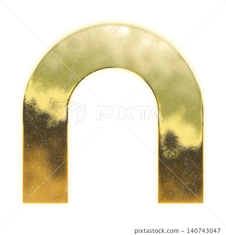金色拱門圖標,Alpha通道 金色拱門圖標,Alpha通道 140743047