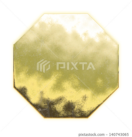 Golden octagon, alpha channel 140743065