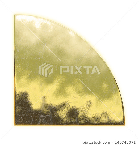 Golden fan shape, alpha channel Golden fan shape, alpha channel 140743071