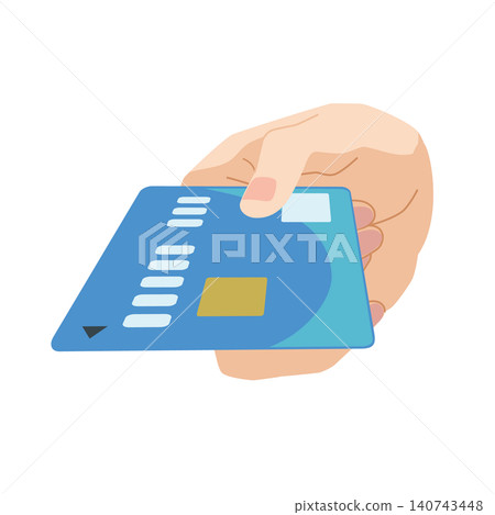 Right hand inserting the card Right hand inserting the card 140743448