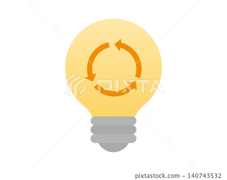 Eco-friendly and energy-saving light bulb illustration (recycling, ideas, environment, energy saving, vector, transparent background) Eco-friendly and energy-saving light bulb illustration (recycling, ideas, environment, energy saving, vector, transparent background) 140743532
