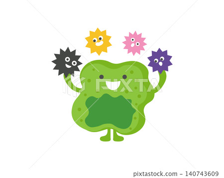 Illustration of a macrophage Illustration of a macrophage 140743609