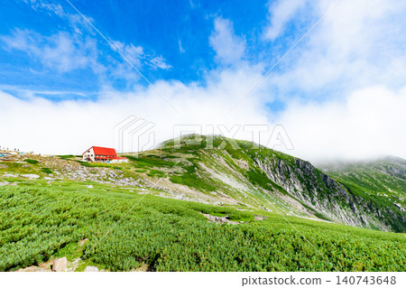 [Mount Kiso-Komagatake] View from Norikoshi Jodo 140743648