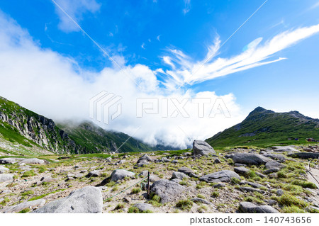 [Mount Kiso-Komagatake] View from Norikoshi Jodo 140743656