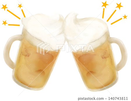 與啤酒例證的多士 與啤酒例證的多士 140743811