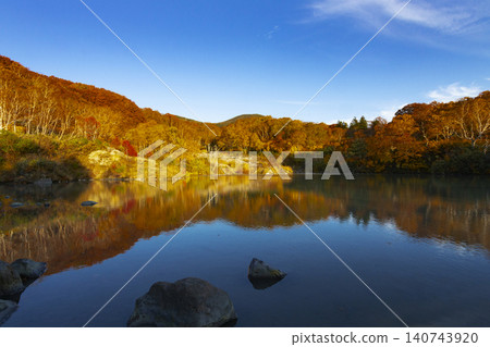 Autumn leaves of Hakkoda Jigoku period 140743920