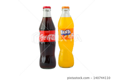 Tbilisi, Georgia, May 28, 2026: Fanta and Cola. Concept of refreshment, PNG Tbilisi, Georgia, May 28, 2026: Fanta and Cola. Concept of refreshment, PNG 140744110