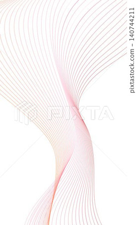 Abstract Pink Flowing Wave Line Background Vector Illustration 140744211