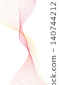 Gradient Ribbon Wave Background Vector Illustration 140744212
