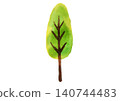 Tree, watercolor illustration, green 140744483