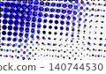 Blue halftone, polka dot pattern 140744530
