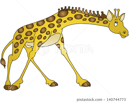 手繪動物插畫 ☆ 長頸鹿 手繪動物插畫 ☆ 長頸鹿 140744773