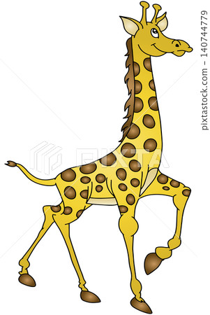 Hand-drawn animal illustration ☆ Giraffe 140744779