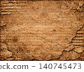 Torn cardboard background and texture. Old paper cardboard 140745473