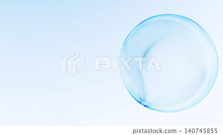 Transparent cyan biotech sphere with a delicate flowing surface appears beside clean copy space, ideal for medical science, healthcare research and clinical presentations. Transparent cyan biotech sphere with a delicate flowing surface appears beside clean copy space, ideal for medical science, healthcare research and clinical presentations. 140745855