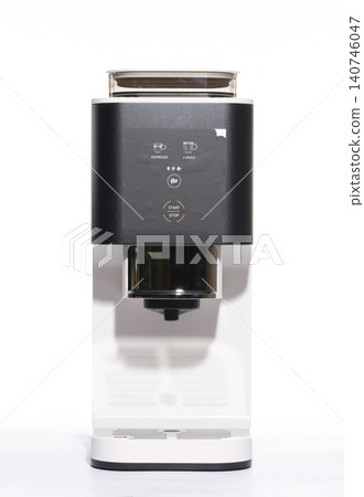 Automatic coffee machine on a white background Automatic coffee machine on a white background 140746047