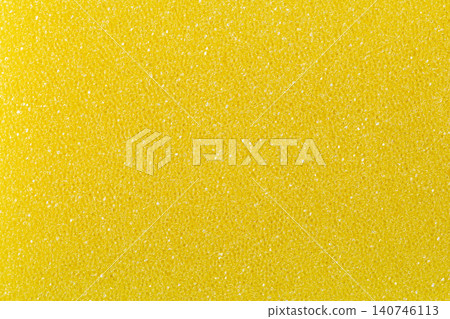 Closeup Abstract background of yellow scrub sponge Closeup Abstract background of yellow scrub sponge 140746113