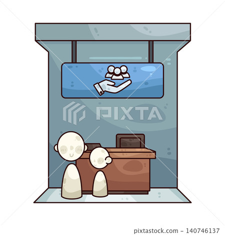 Illustration of Public Service Illustration of Public Service 140746137