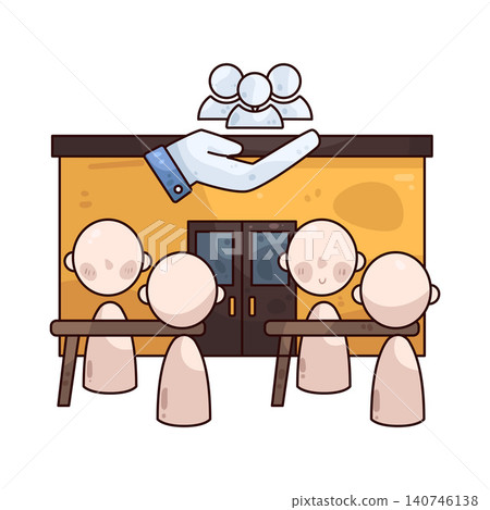 Illustration of Community Service 140746138