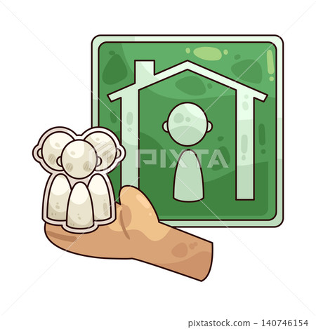 Illustration of Welfare Service Illustration of Welfare Service 140746154