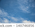 The moment of soaring through the azure sky 140746856