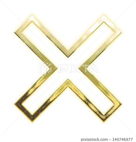 Golden cross-shaped line, alpha channel Golden cross-shaped line, alpha channel 140746877