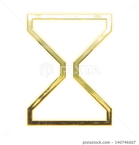 The golden hourglass line, alpha channel The golden hourglass line, alpha channel 140746887