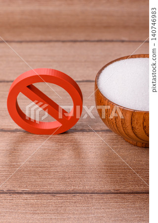 The sugar ban sign as a concept to stop the problem of diabetes and obesity. The sugar ban sign The sugar ban sign as a concept to stop the problem of diabetes and obesity. The sugar ban sign 140746983