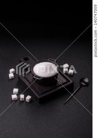 Sweet white sugar as a source of glucose. White sugar Sweet white sugar as a source of glucose. White sugar 140747009
