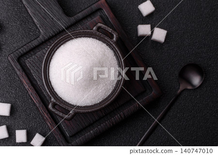 Sweet white sugar as a source of glucose. White sugar Sweet white sugar as a source of glucose. White sugar 140747010