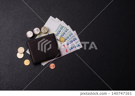 Argentina paper money, peso in various denominations. Argentine money Argentina paper money, peso in various denominations. Argentine money 140747161