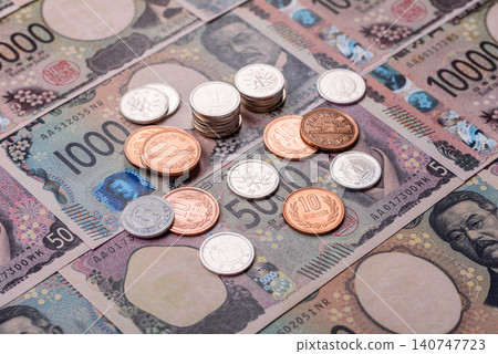 Japan, Japanese yen paper banknotes, money for business. Japanese yen Japan, Japanese yen paper banknotes, money for business. Japanese yen 140747723