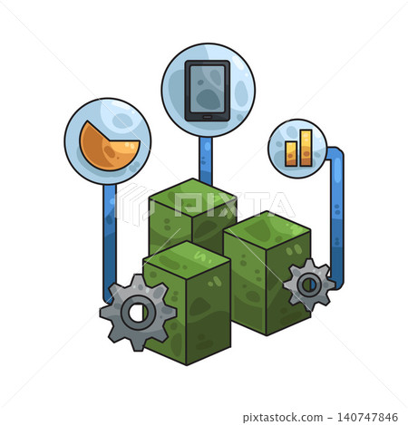 Illustration of Data Illustration of Data 140747846