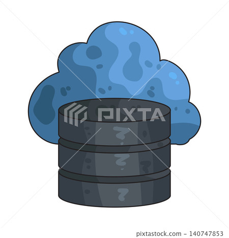 Illustration of Cloud Data Illustration of Cloud Data 140747853