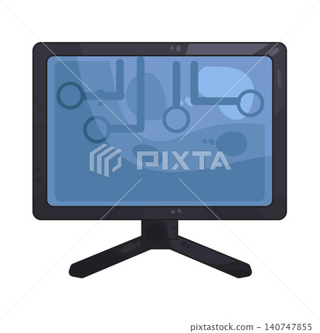 Illustration of Monitor Illustration of Monitor 140747855