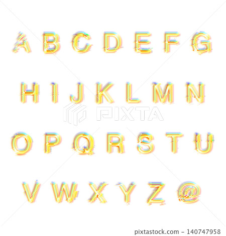 金色字體字母表 金色字體字母表 140747958
