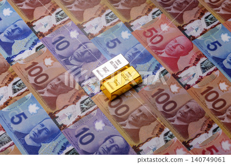 Gold and silver bullion or ingots as metals for bank storage, investments. Gold and silver bars Gold and silver bullion or ingots as metals for bank storage, investments. Gold and silver bars 140749061