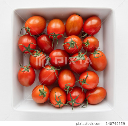 Long, slender cherry tomatoes Long, slender cherry tomatoes 140749359