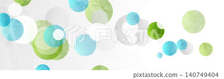 Bright green and blue circles abstract geometric grunge background Bright green and blue circles abstract geometric grunge background 140749404