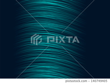 Blue minimal wavy neon lines abstract futuristic glowing background Blue minimal wavy neon lines abstract futuristic glowing background 140749405