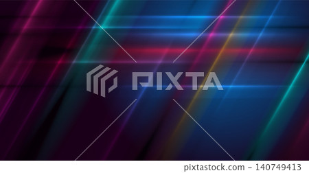 Multicolored glowing smooth stripes abstract blurred background Multicolored glowing smooth stripes abstract blurred background 140749413