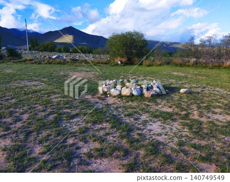 Kyrgyz ruins 140749549