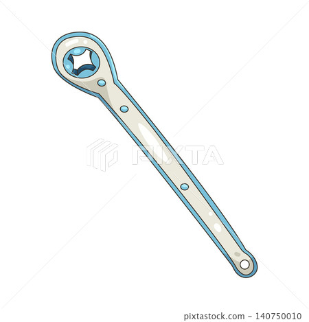 Illustration of ratchet wrench tool 140750010