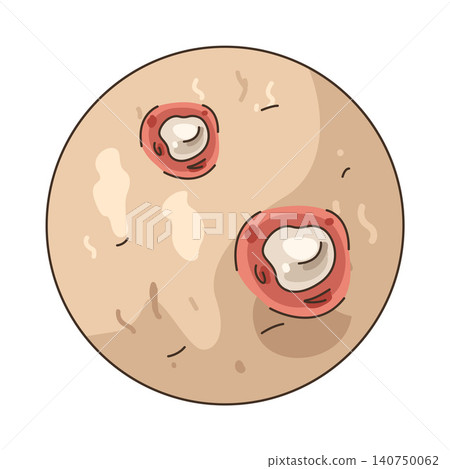 Illustration of acne 140750062