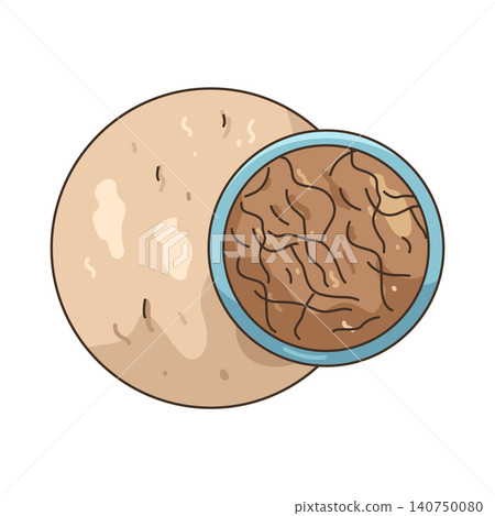Illustration of Dry skin Illustration of Dry skin 140750080