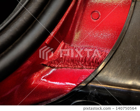 Exquisite craftsmanship and refined materials showcase upscale automotive environment Exquisite craftsmanship and refined materials showcase upscale automotive environment 140750564