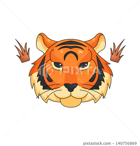 Illustration of tiger Illustration of tiger 140750869
