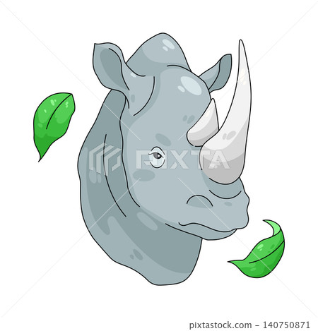 Illustration of rhinoceros Illustration of rhinoceros 140750871