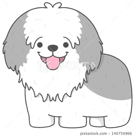 Adorable Old English Sheepdog Companion Dog Adorable Old English Sheepdog Companion Dog 140750966