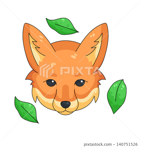 Illustration of fox Illustration of fox 140751526